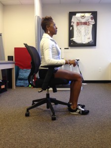 correct sitting posture